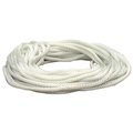 The Lehigh Group Lehigh Group .19in. X 50ft. White Nylon Solid Braid Rope  N650W N650W